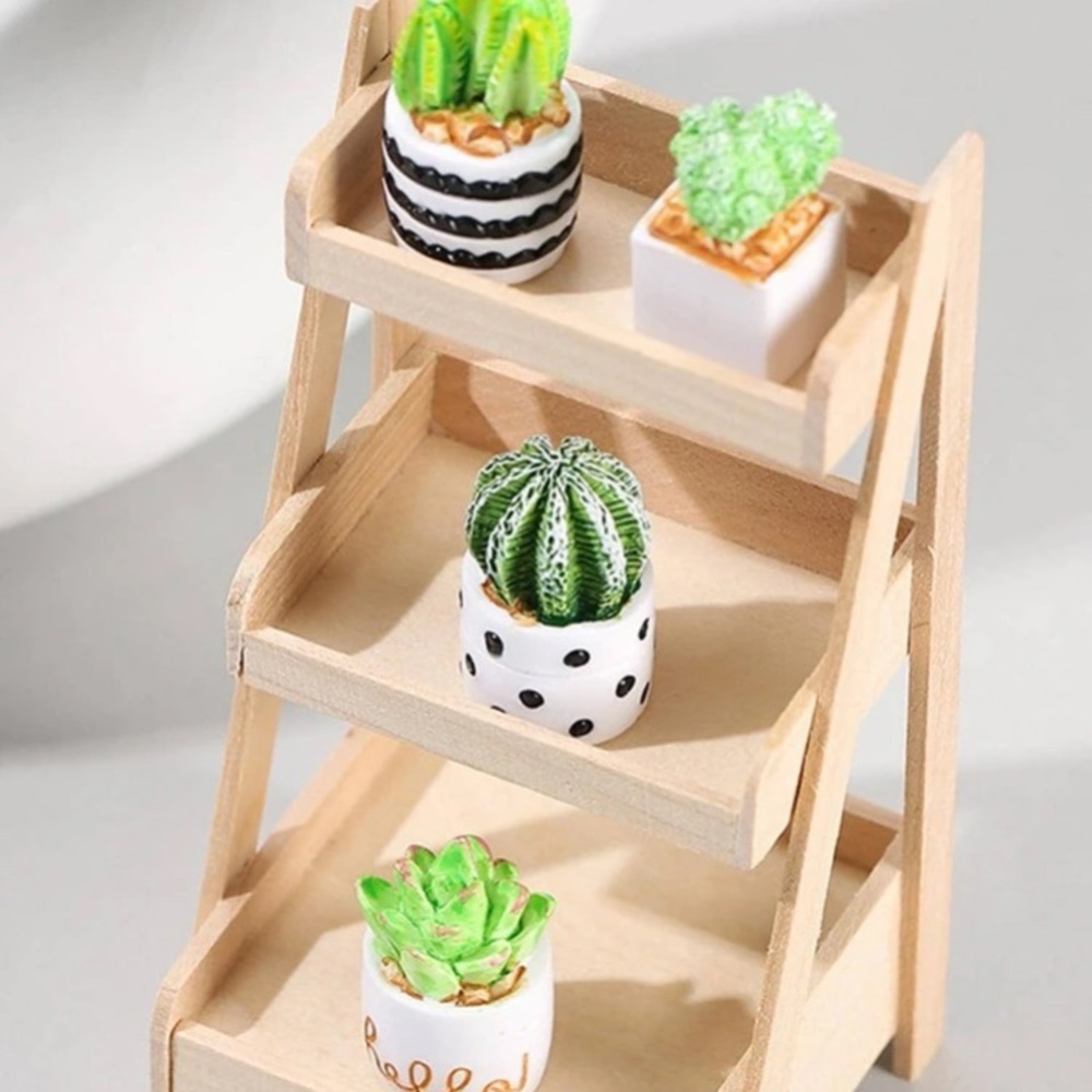 Cactus Succulent 4 Piece Mini Figurine Set - Picture 6 of 6